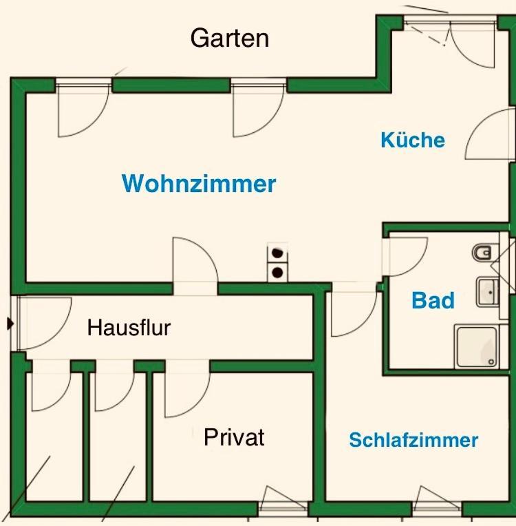 Ferienwohnung Green Garden Berlijn Buitenkant foto